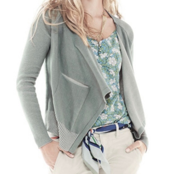 Cabi 5132 Sage Open Front Waterfall Cardigan - Picture 6 of 6